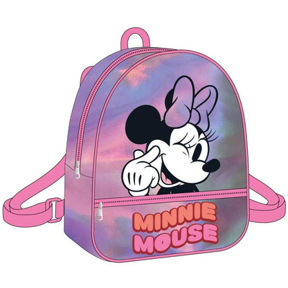 Mochila casual rosa y morada de Minnie Mouse Disney