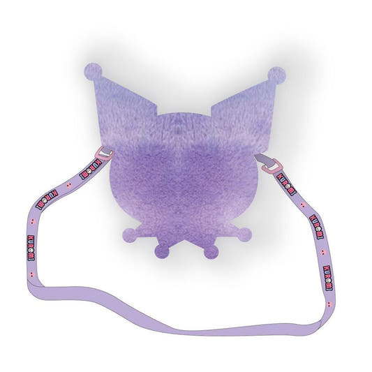 Bolso morado de peluche con diseño de Kuromi - 2