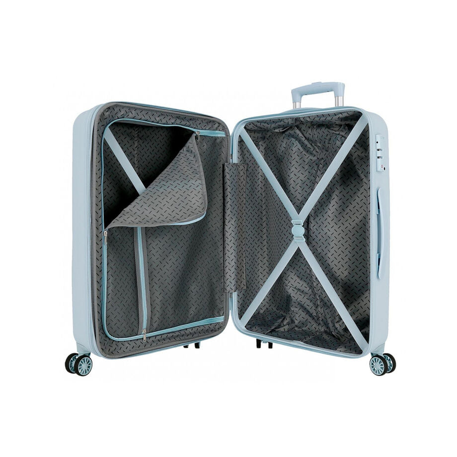 Set de dos maletas trolley ABS azules de Mickey Disney - 4