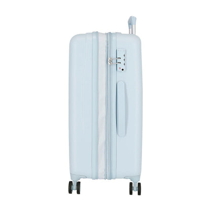 Maleta trolley azul claro de Mickey Mouse Disney con cuatro ruedas - 3