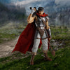 Figura articulada S.H.Figuarts de Guts de Berserk con armadura y capa roja