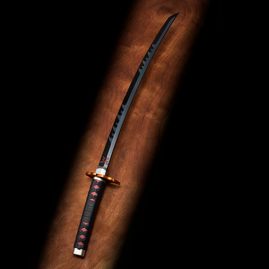 Réplica Nichirin de Tanjiro Kamado de 88 cm con vaina negra - 3