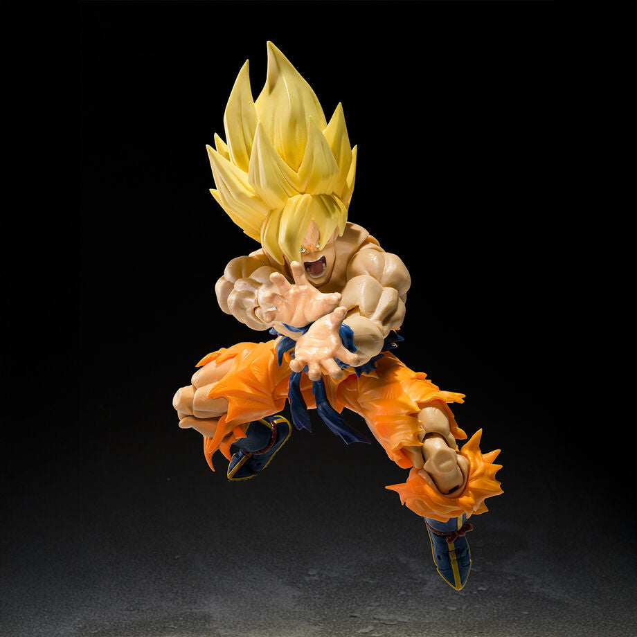 Figura articulada de Super Saiyan Son Goku en pose de combate - 6