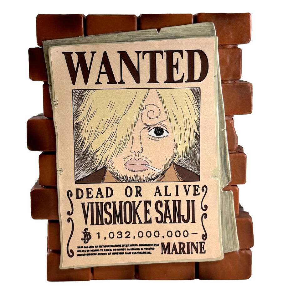 Figura hucha Wanted de Vinsmoke Sanji de One Piece