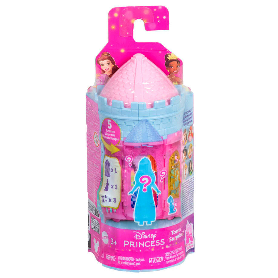 Muñeca mini de princesa Disney en torre sorpresa apilable - 2