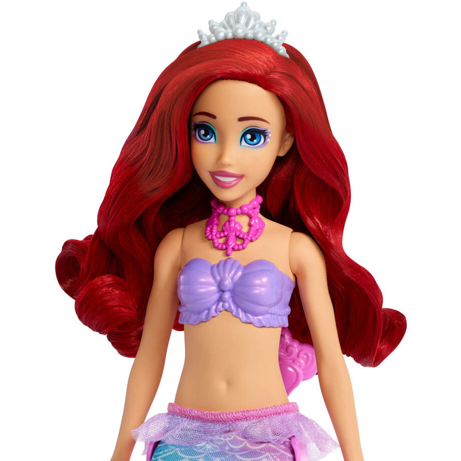 Muñeca Ariel de La Sirenita con tocador desplegable y perlas sorpresa - 3