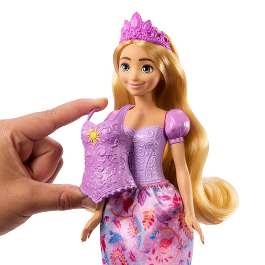 Muñeca Rapunzel Disney con dos looks y accesorios de pintura - 4