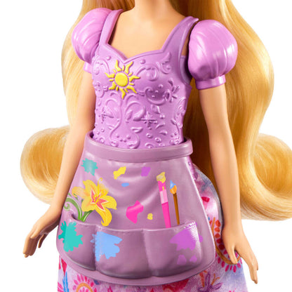 Muñeca Rapunzel Disney con dos looks y accesorios de pintura - 5