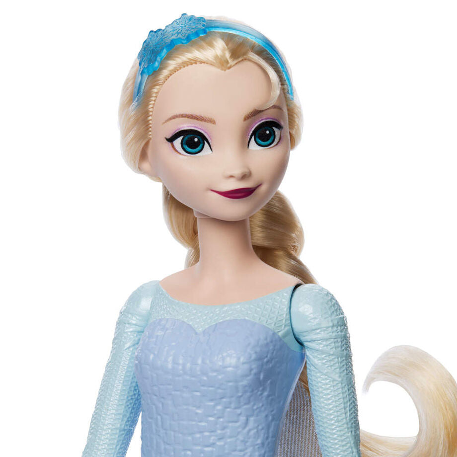 Muñeca Elsa de Disney Frozen Spin & Reveal con vestido azul - 4