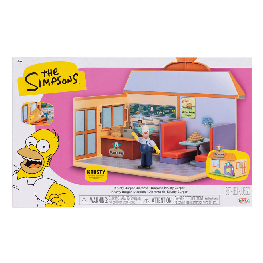 Playset Krusty Burger de Los Simpsons con figura de Krusty - 3