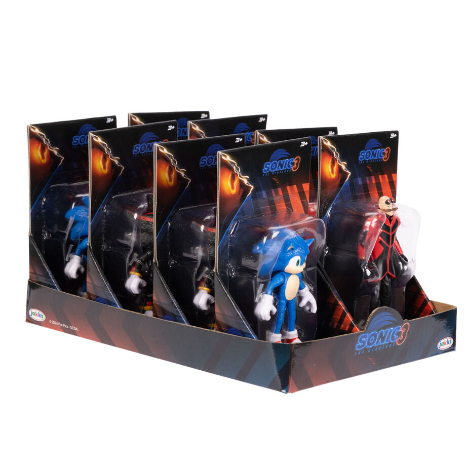 Figuras surtidas de Sonic 3 de 7 cm: Sonic, Shadow, Knuckles y Dr. Eggman - 2