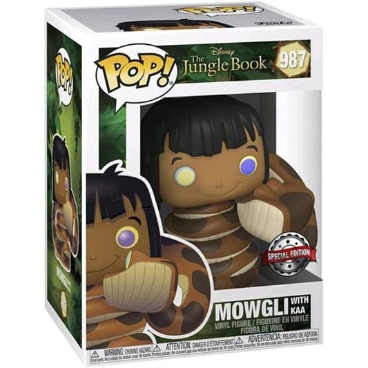 Figura Funko POP! de Mowgli rodeado por una serpiente - 2
