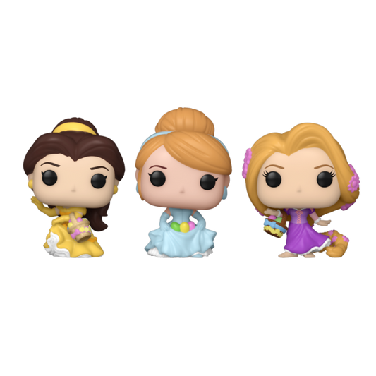 Blíster con tres figuras Pocket POP! Disney Princesas de Pascua - 2