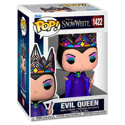 Figura Funko POP! de Evil Queen con corona multicolor, vestido morado y cetro - 2