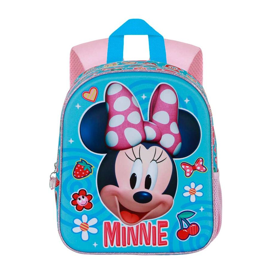 Mochila preescolar 3D de Minnie Disney en turquesa y rosa - 2