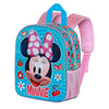 Mochila preescolar 3D de Minnie Disney en turquesa y rosa