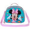 Bolsa portameriendas 3D de Minnie Disney en turquesa y rosa