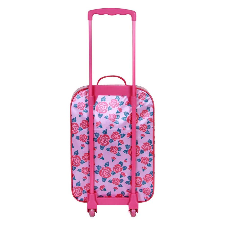 Maleta trolley infantil rosa 3D Flowers de Princesas Disney - 2