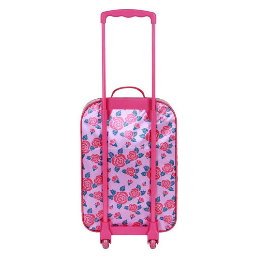 Maleta trolley infantil rosa 3D Flowers de Princesas Disney - 2