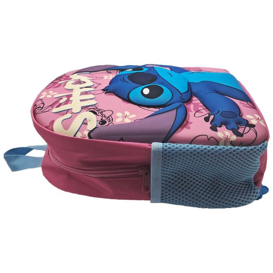 Mochila 3D rosa de Stitch Disney - 3