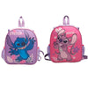 Mochila reversible Disney con diseños de Stitch y Angel