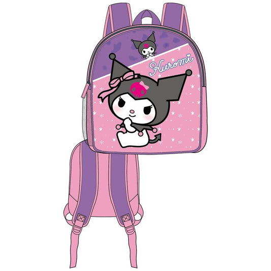 Mochila 3D rosa y morada de Kuromi SANRIO - 2