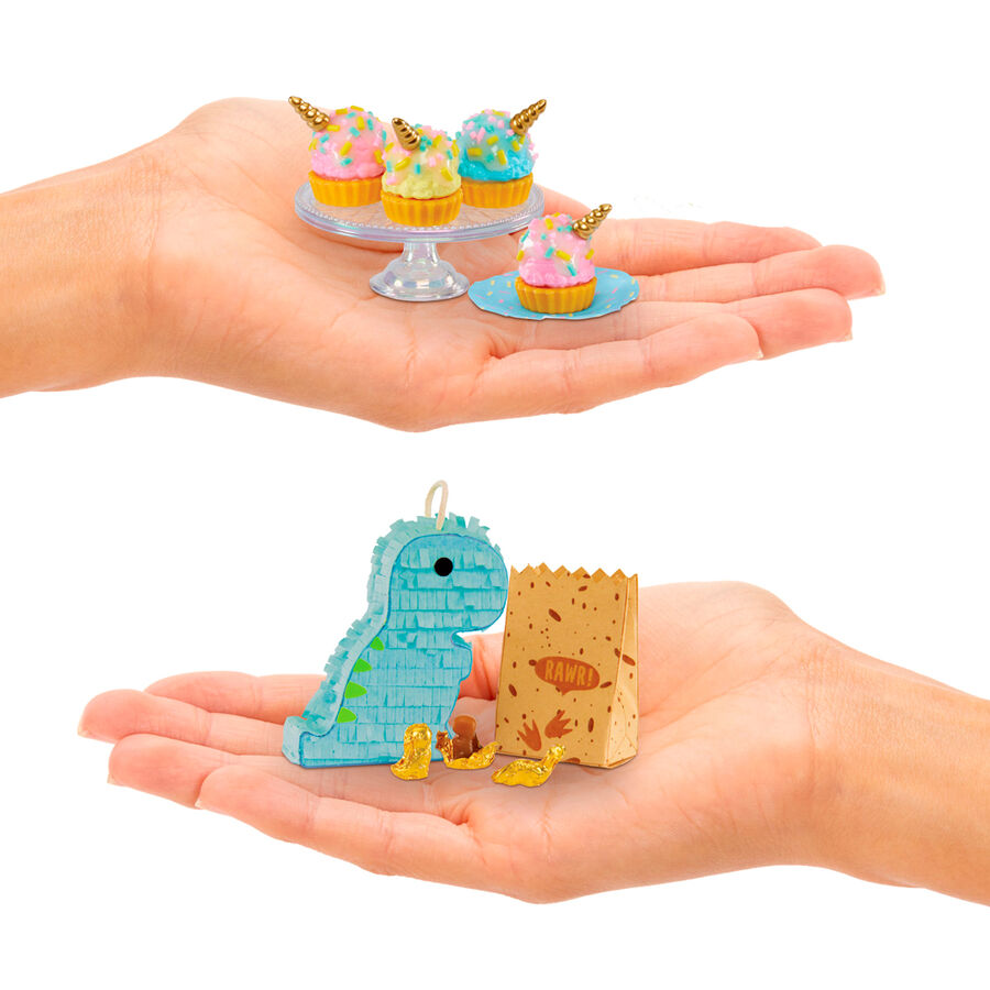 Cápsula sorpresa MGA Miniverse Make It Mini Birthday con mini decoraciones de fiesta - 7