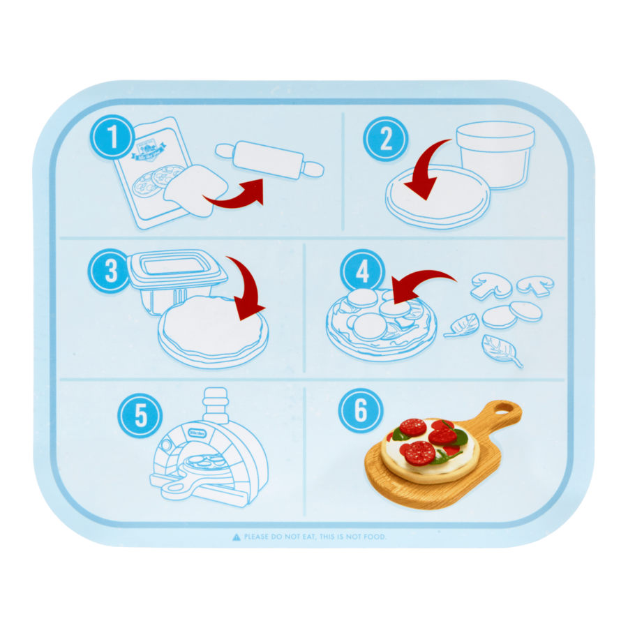 Kit Pizza Creative Chefs LITTLE TIKES con horno y accesorios - 8