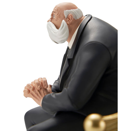 Figura Ichibansho de Saint Topman Warcury sentado en un trono verde y dorado - 4
