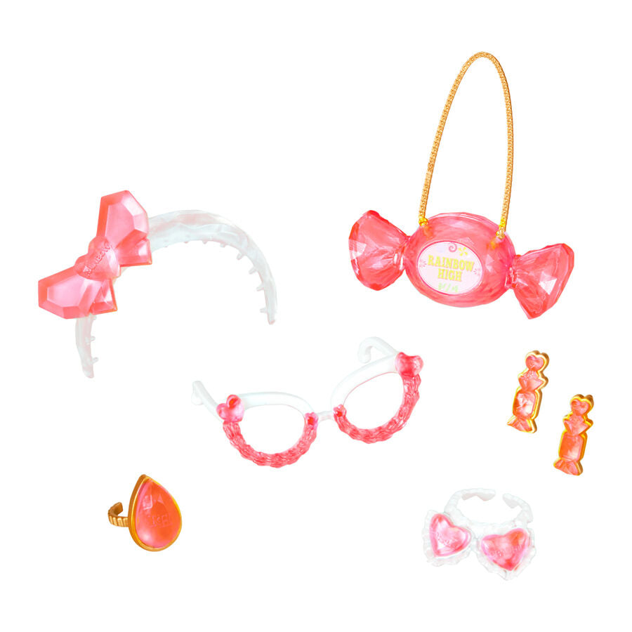 Muñeca Bella Parker Rainbow High Creative Crystals con accesorios DIY - 2