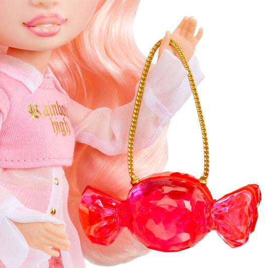 Muñeca Bella Parker Rainbow High Creative Crystals con accesorios DIY - 11