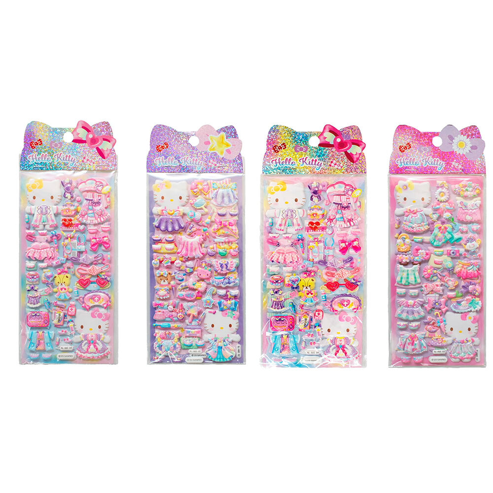 Pegatinas en relieve surtidas de Hello Kitty COMANSI