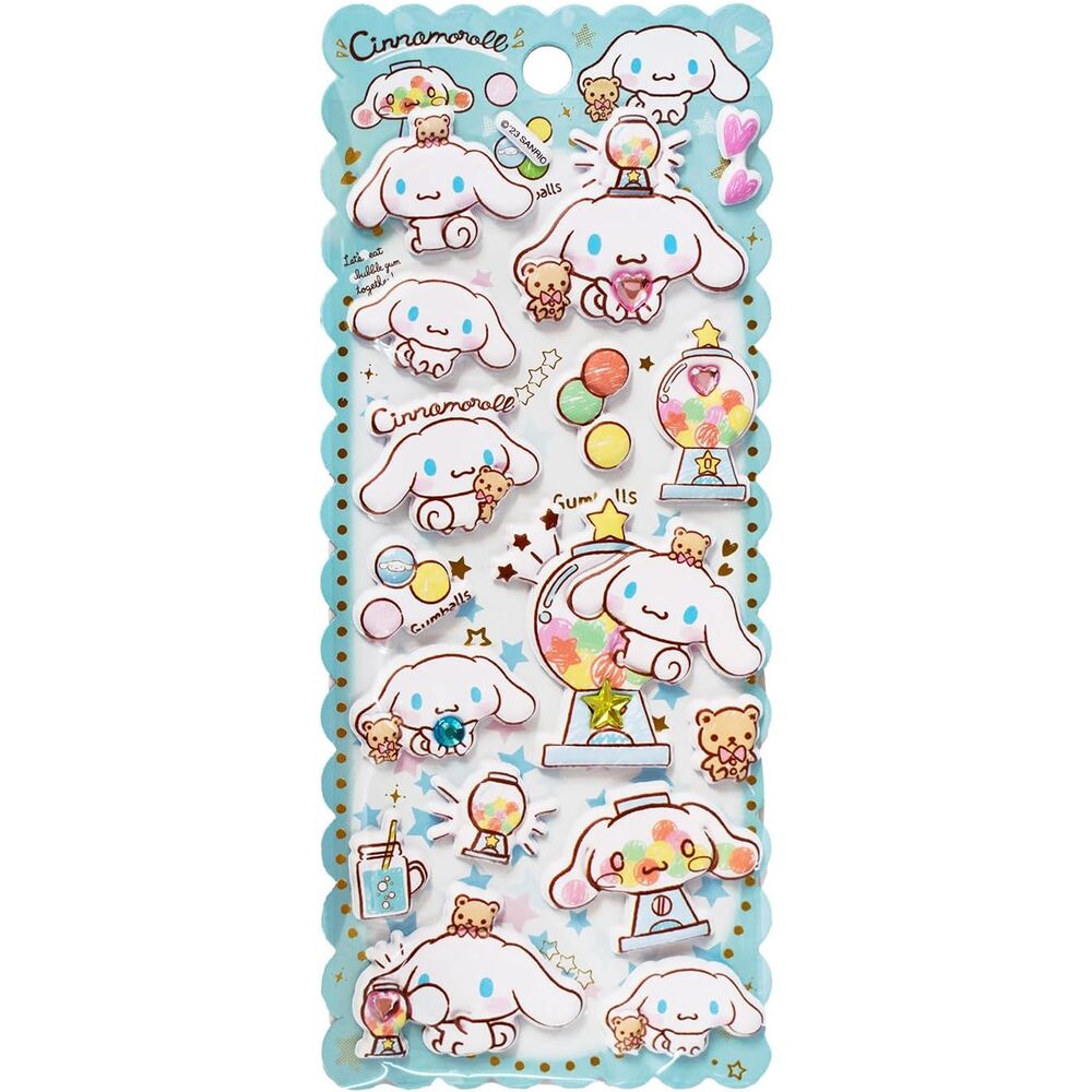 Pegatinas en relieve surtidas de Cinamoroll Hello Kitty - 2