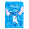 Cuaderno de peluche azul con Stitch Disney