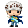 Figura Funko POP! de Trafalgar Law de One Piece con espada y capa azul