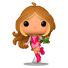Figura Funko POP! de Flora de Winx Club con conjunto rosa y elemento vegetal verde