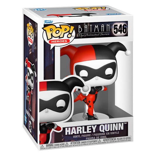 Figura Funko POP! de Harley Quinn con mazo y gorro de arlequín - 2