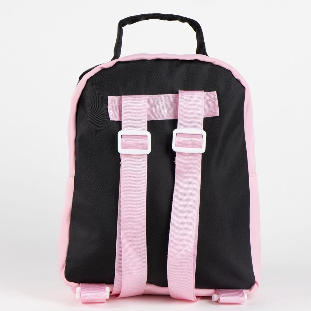 Mochila Kuromi Hello Kitty rosa y negra de 23 cm - 2