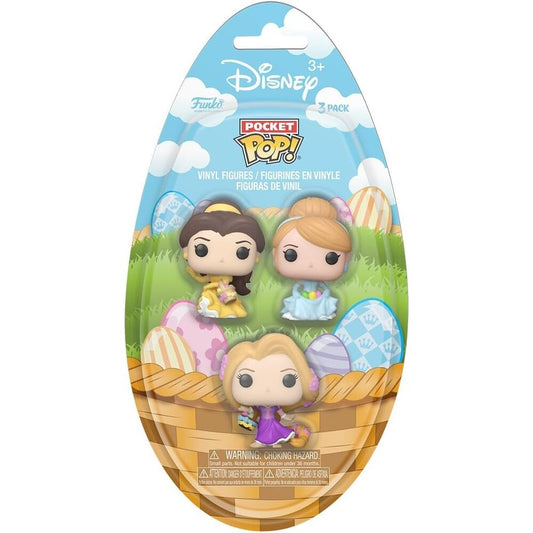 Blíster con tres figuras Pocket POP! Disney Princesas de Pascua