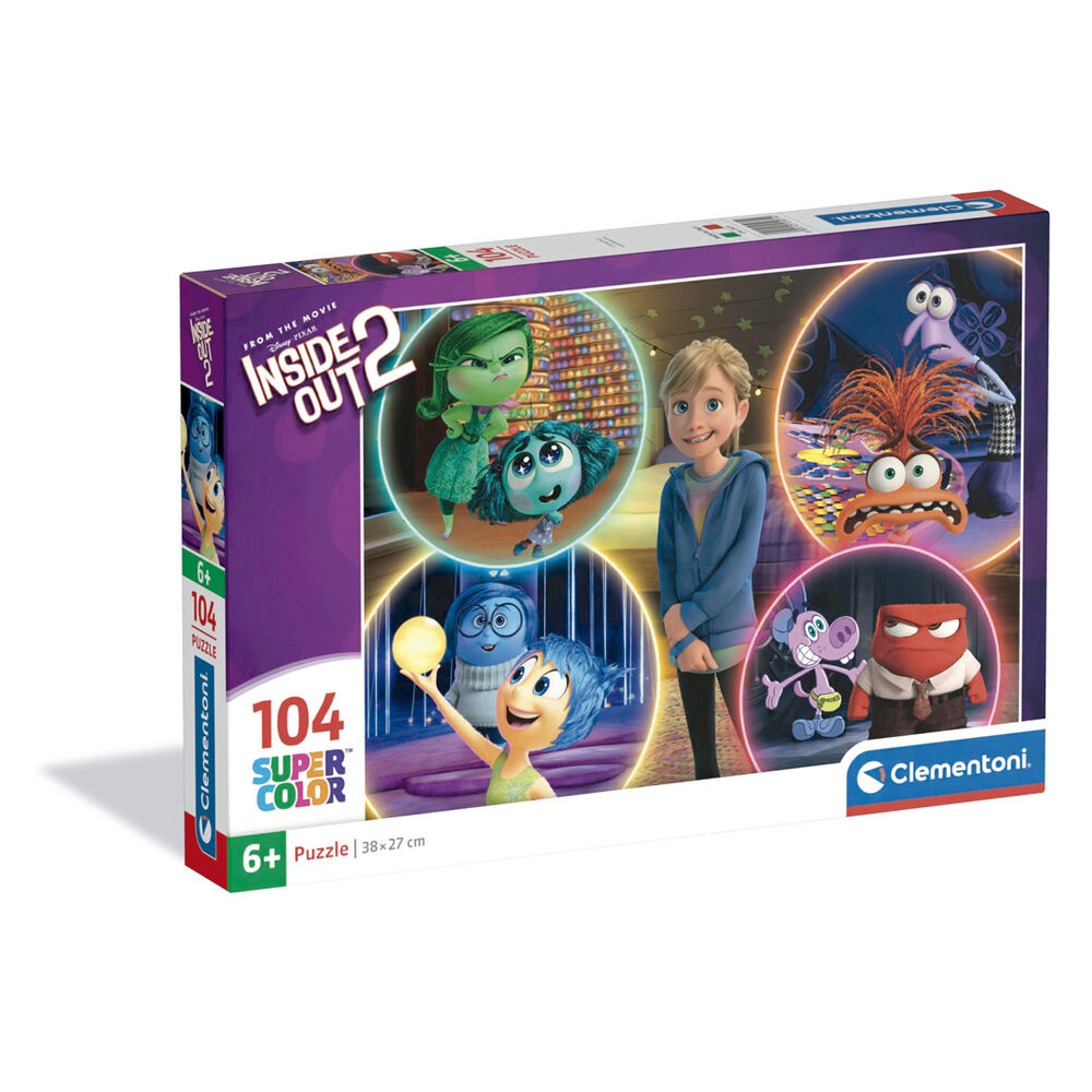 Puzzle Clementoni de Disney Pixar Del Revés 2 con 104 piezas