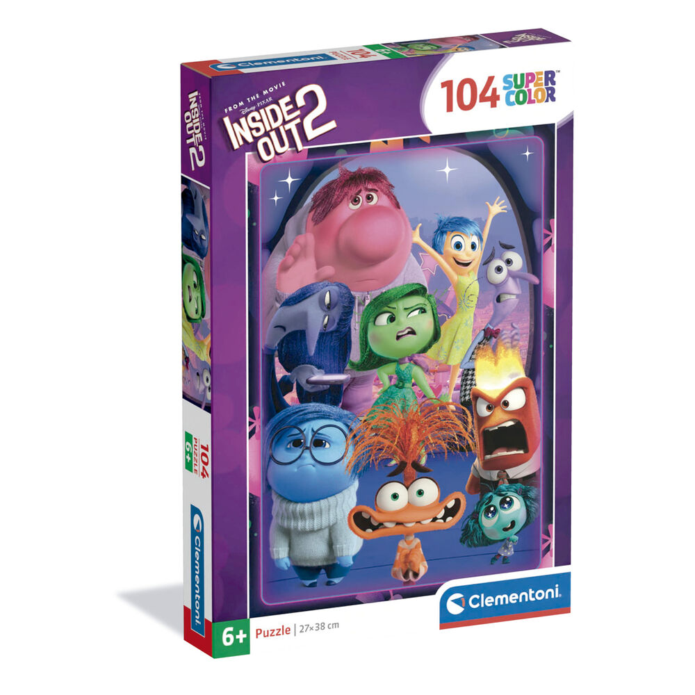 Puzzle Clementoni de Del Revés 2 Disney Pixar con 104 piezas
