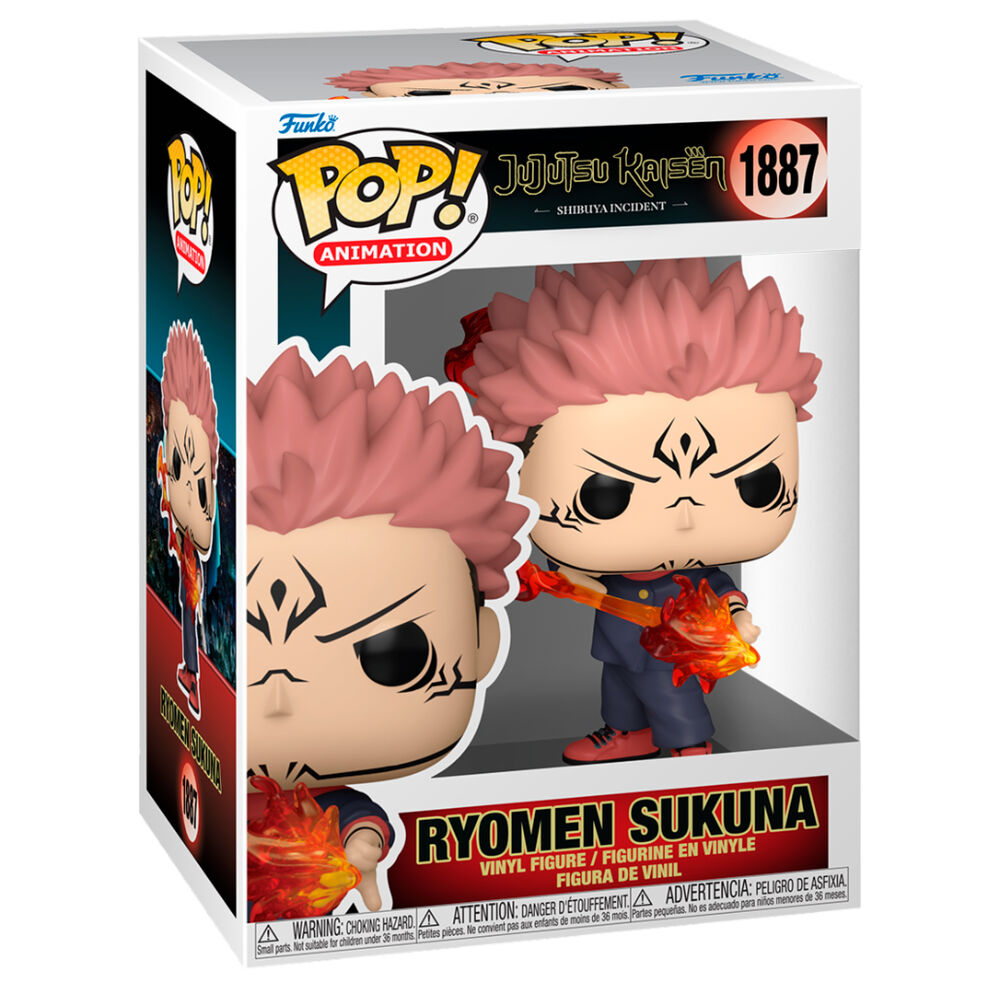 Figura Funko POP! de Ryomen Sukuna con efecto de llamas - 2