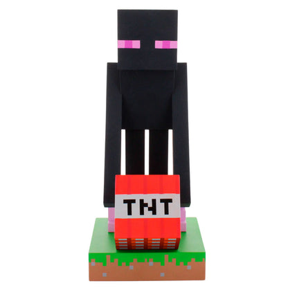 Soporte Cable Guy de Enderman Minecraft con bloque de TNT