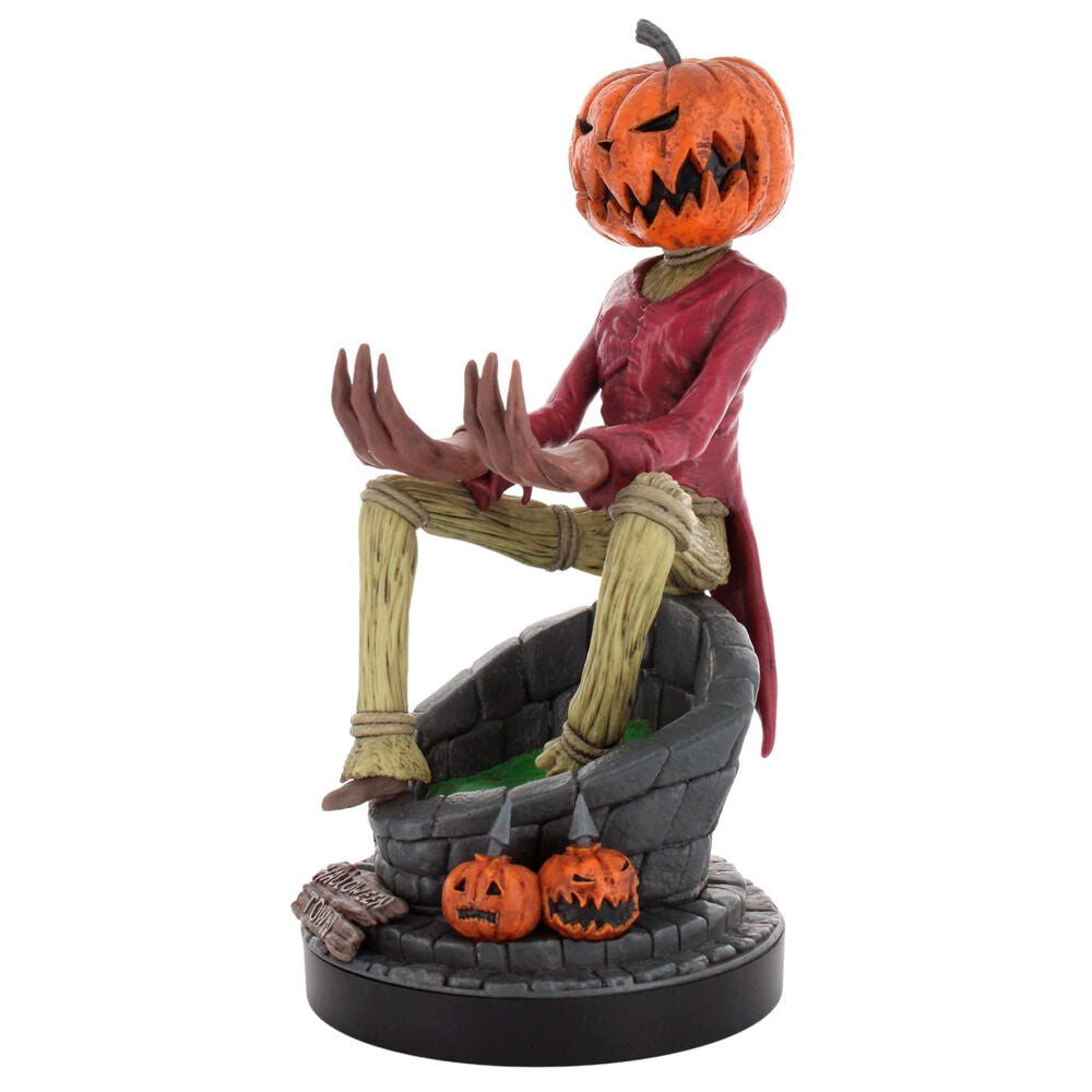 Soporte Cable Guy de Pumpkin King sobre un pozo de Halloween Town - 2