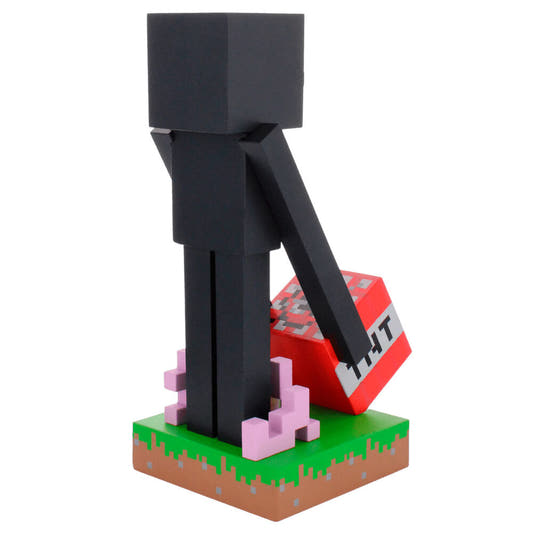 Soporte Cable Guy de Enderman Minecraft con bloque de TNT - 2