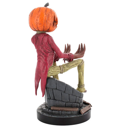 Soporte Cable Guy de Pumpkin King sobre un pozo de Halloween Town - 3
