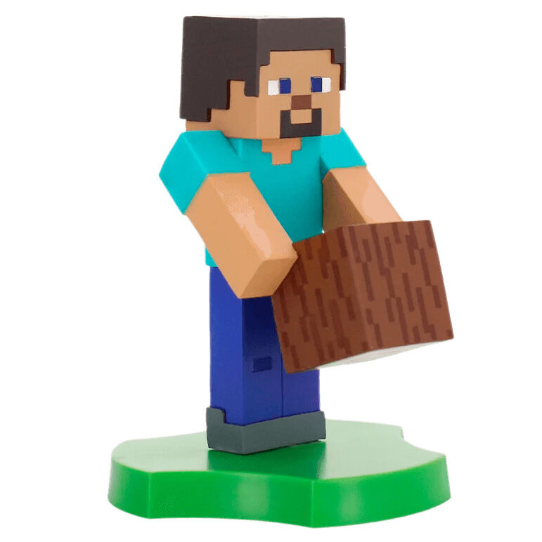 Mini Cable Guy Steve de Minecraft con soporte para auriculares - 3
