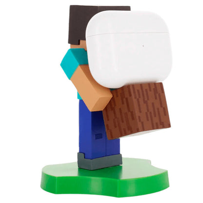 Mini Cable Guy Steve de Minecraft con soporte para auriculares - 4