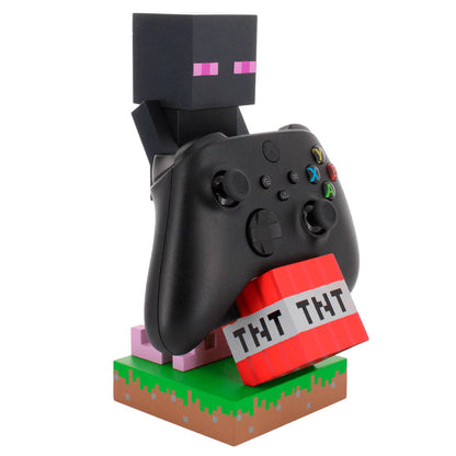 Soporte Cable Guy de Enderman Minecraft con bloque de TNT - 5
