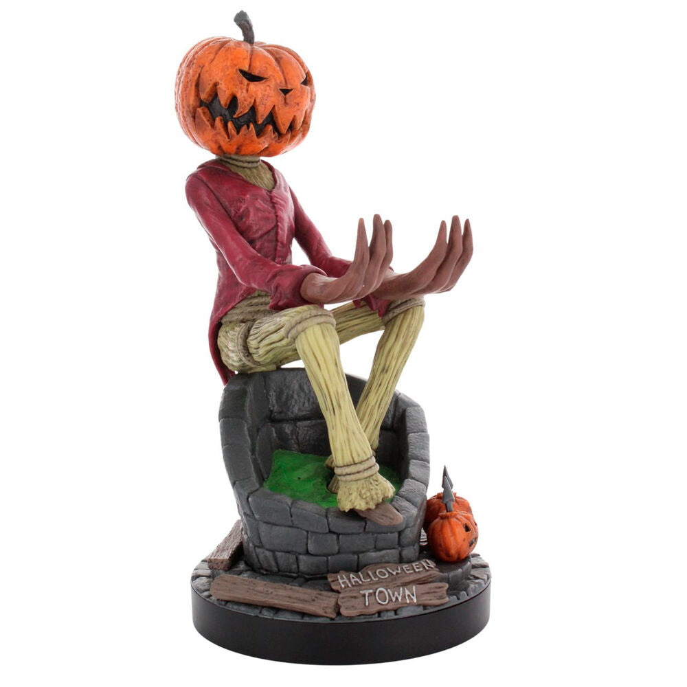 Soporte Cable Guy de Pumpkin King sobre un pozo de Halloween Town - 6